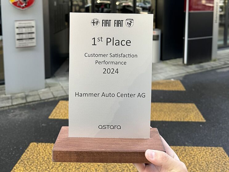 Award für Kundenzufriedenheit im Aftersales 2024 Award für Kundenzufriedenheit im Aftersales 2024